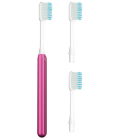 Nada Kids Toothbrush Starter + 2 Brush Heads Soft Pink