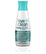 Shampooing à l'argile minérale Live Clean