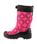 kuoma Lumi Snowlock Pink Heart Winter Boot