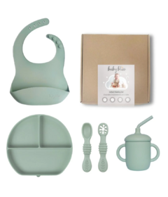 Baby Bliss Infant Feeding Set Sage