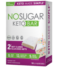 No Sugar Company Keto Bar Birthday Cake