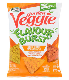 Sensible Portions Garden Veggie Flavour Burst Tortilla Chips Nacho Cheese