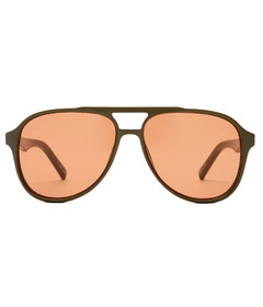 Le Specs Sunglasses Tragic Magic Dark Olive / Cinnamon