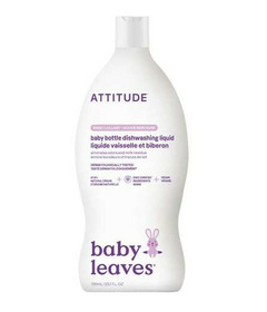 ATTITUDE Baby Leaves Baby Bottle & Dishwashing Liquid Sweet Lullaby