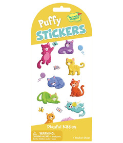 Peaceable Kingdom Puffy Playfule Kitties Stickers