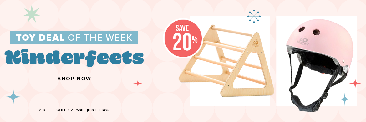 Toy deal of the week: save 20% on Kinderfeets