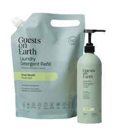 Guests on Earth Laundry Detergent Full Bottle Green Hinoki Bundle