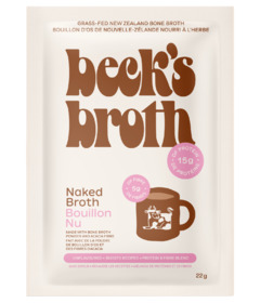 Beck's Broth Protein & Fibre Blend Naked Bone Broth