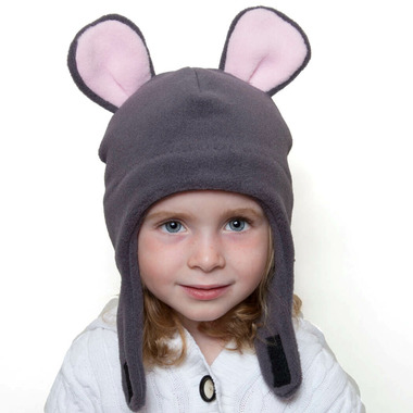 Puffin Gear Polartec Classic 200 Animal Friends Mouse Grey & Pink Puffin Gear Polartec Classic 200 Animal Friends Mouse Grey & Pink
