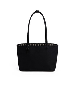 BAGGU Medium Nylon Reversible Tote Black Mix