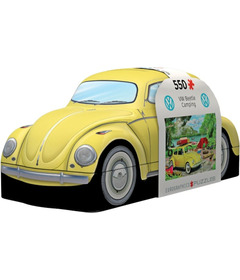 Eurographics VW Beetle Camping Tin with Puzzle