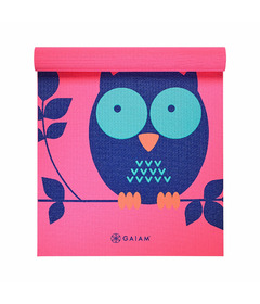 GAIAM 3mm Kids Printed Yoga Mat Owl
