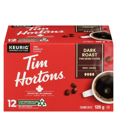 Tim Hortons K-Cup Dark Roast Coffee