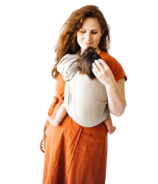 Kyte BABY écharpe porte-bébé avec anneau en bois flotté 