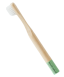 Brosse à dents pour enfants souple et verte de Naked Bamboo