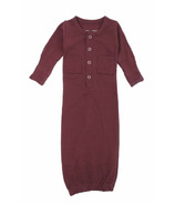L'ovedbaby Gown Organic Eggplant