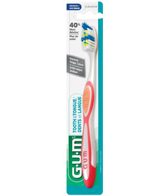 GUM Tooth & Tongue Brush Regular Medium
