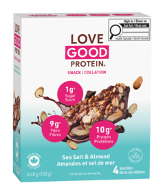 Love Good Foods Bar Chewy Nutty Dark Chocolate Sea Salt Almond