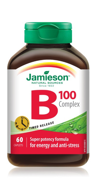 Zenuwinzinking Interpretatief Groene achtergrond Buy Jamieson Vitamin B 100 Complex Time Release Caplets at Well.ca | Free  Shipping $35+ in Canada