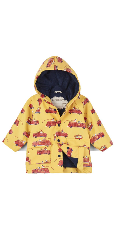 Hatley fire truck on sale raincoat