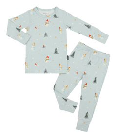 Belan.J Long Sleeve PJ Set Snowmen