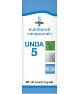 UNDA Numbered Compounds UNDA 5 Préparation Homéopathique 