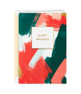 Hallmark Signature Studio Boxed Holiday Cards (Red and Green Brushstroke)