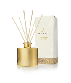 Thymes Gilded Reed Diffuser Petite Gold Frasier Fir