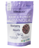 Granola Rawcology Raw Crunch aux myrtilles et à l'açai