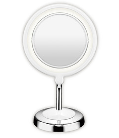 Conair True Glow Plastic & Chrome Mirror