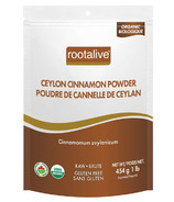 Rootalive Inc. Cannelle de Ceylan en poudre biologique