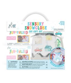 Glo Pals DIY Sensory Play Jar Gift Set Snowglobe
