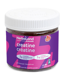 Herbaland Creatine Pink Lemonade Gummies 