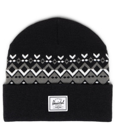 Herschel Supply Elmer Fair Isle Beanie Black