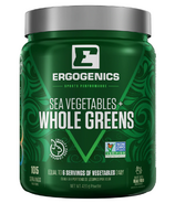 Ergogenics Nutrition Organic Whole Greens Powder (poudre de légumes verts entiers)