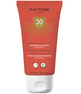 ATTITUDE Mineral Sunscreen Fragrance Free SPF 30