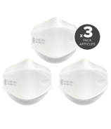 CANADAMASQ Q100 CSA Certified N95 Respirator Mask Medium White Bundle
