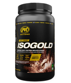 PVL Gold Series ISOGOLD Whey Protein Isolate Shake Chocolate