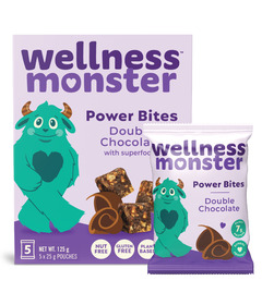 Wellness Monster Nut-Free Power Bites Double Chocolate