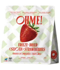 OHME! Freeze-Dried (Sliced) Strawberries 