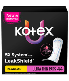 U by KOTEX Core Ultra-Thin Non-Winged Regular Pads