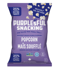 Purplesful Snacking Purple Kernel Popcorn Sea Salt 