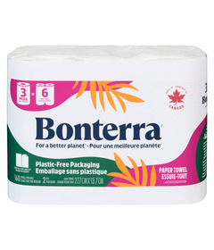 Bonterra Paper Towels Mega 2 Ply 