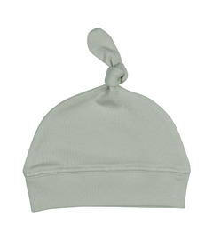 L'ovedbaby Organic Banded TopKnot Hat Seafoam