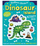 Make Believe Ideas Balloon Stickers Dinoasuar Island Activity Book