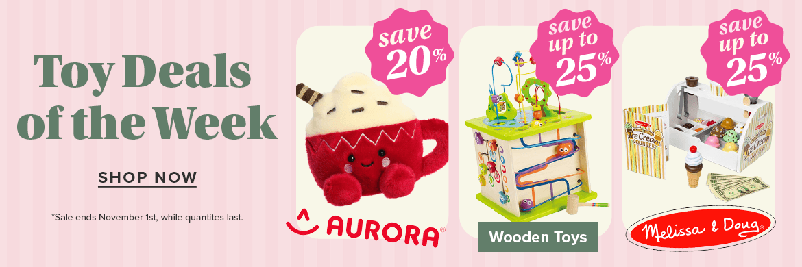 TDOTW: Save up to 25% on Aurora, M&D, Wooden Toys