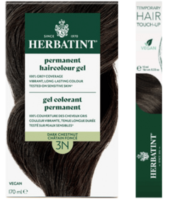 Herbatint 3N Dark Chestnut Hair Colour + Touch Up Bundle