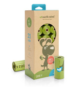 Earth Rated Unscented 21 Refill Rolls Dog Waste Bags 