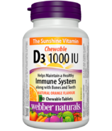 Webber Naturals Chewable Vitamin D3 