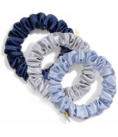 Honeylux Silk Mini Scrunchies Frost
